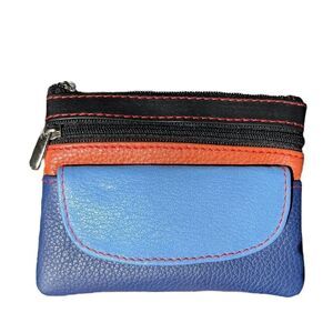 New Genuine Leather Coin/ Card Wallet